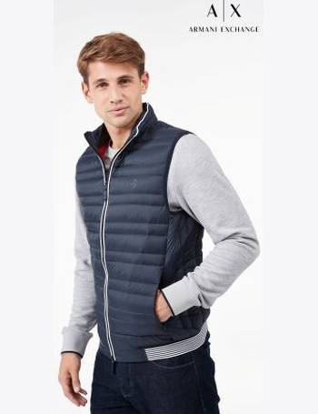 armani exchange padded gilet