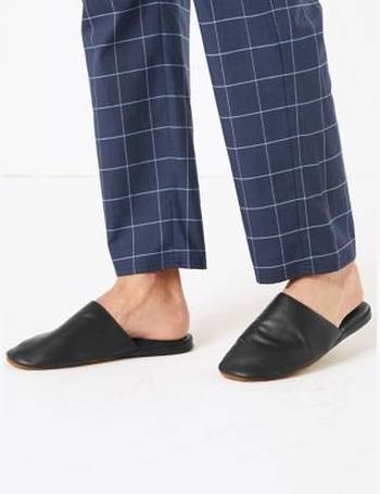 john lewis madrid leather mule slippers