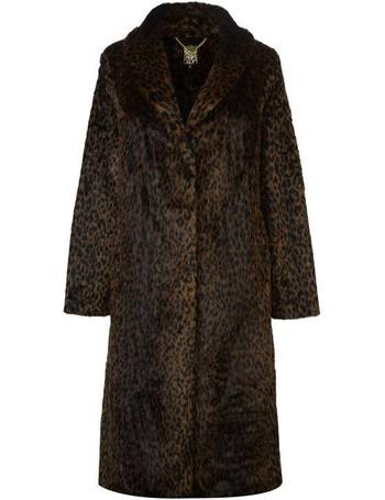 Biba leopard outlet print coat