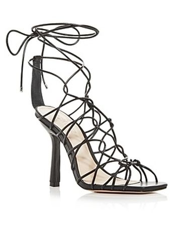 schutz lina clear strappy sandal