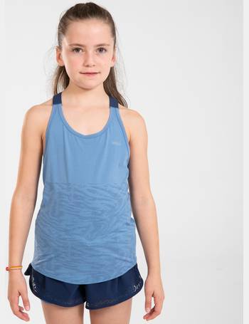 DOMYOS Kids Girls Breathable Tank Top - S500, Pink