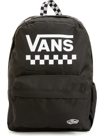 vans rainbow checkerboard realm backpack