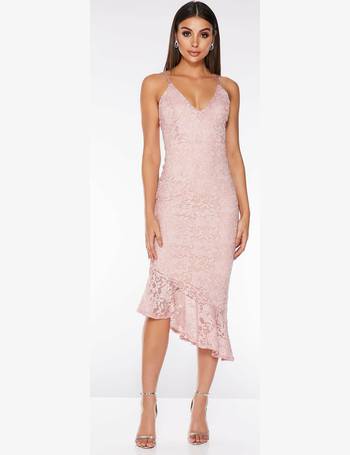 quiz pink lace dress