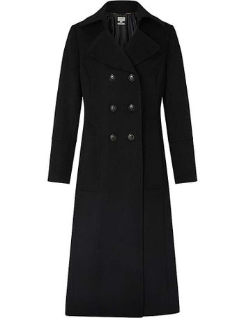 charlotte maxi coat black