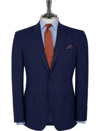 tm lewin navy suit