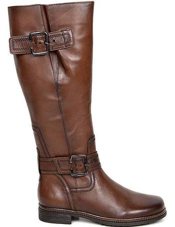 pavers brown knee high boots