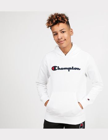 white champion hoodie junior