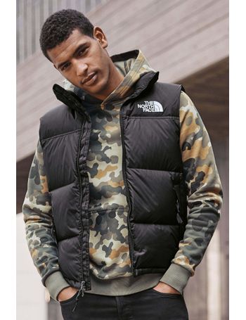 north face vest mens nuptse