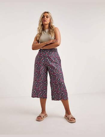 Spun Wide Leg Trouser