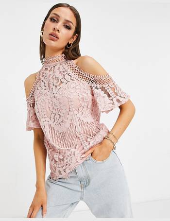 Lipsy All Over Lace Shell Top