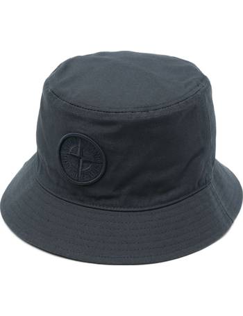 Stone island black bucket 2024 hat