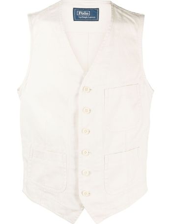 Ralph Lauren Kids Marlin Embroidered Cotton Gilet - Farfetch