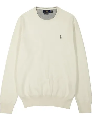 ralph lauren cream sweatshirt