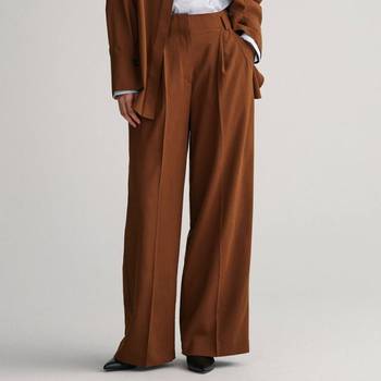 Shop Gant Women's Wide Leg Trousers up to 70% Off