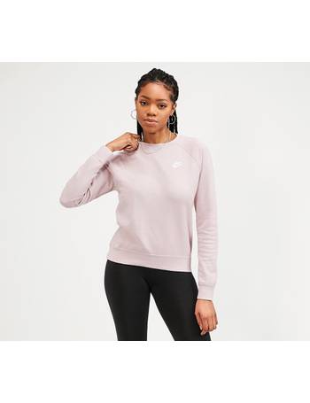 womens grey nike crewneck