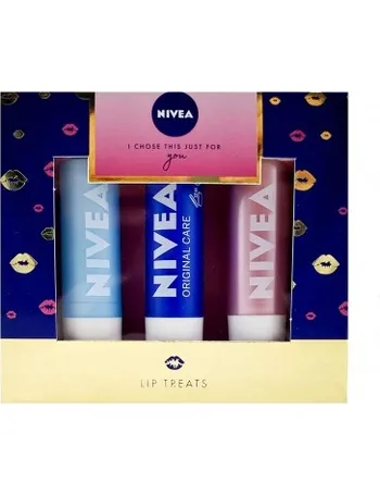 nivea lip balm set superdrug