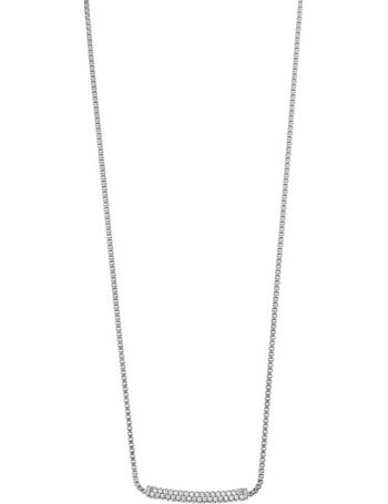 Shop Women's Emporio Armani Jewellery Silver Necklaces up to 60% Off |  DealDoodle
