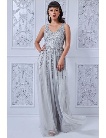 debenhams silver dress