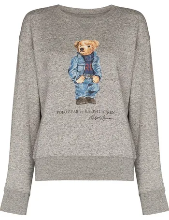 polo ralph lauren picnic bear crew neck sweatshirt