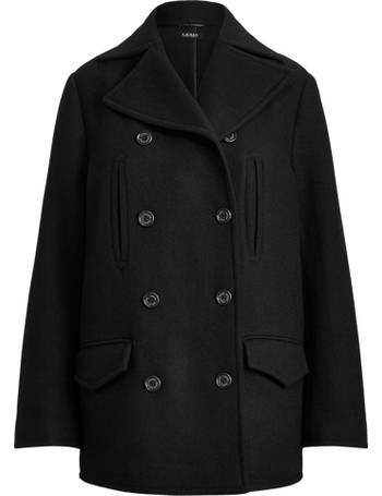 polo ralph lauren wool & cashmere trench coat