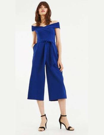 Oasis blue 2025 bardot jumpsuit