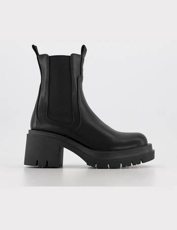 Raid adelina black chunky studded clearance chelsea boots