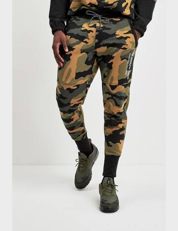 north face camo joggers