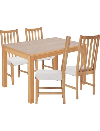 argos clifton oak dining table