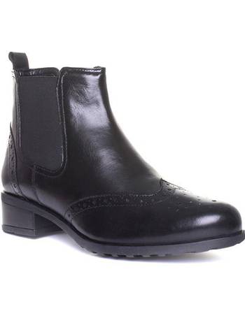 Comfort Plus KAT Ladies Womens Real Quality Leather Zip-Up Ankle Boots Black 