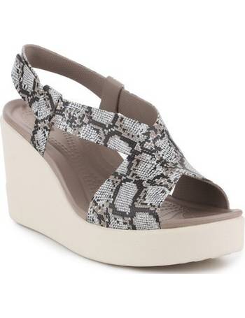 crocs wedge sandals uk