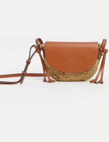 Mango straw sales crossbody bag