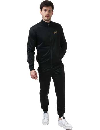 emporio armani ea7 elasticated tape poly tracksuit