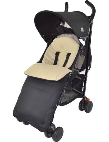 Waterproof Black cosytoes footmuff  for Hauck pushchair Isabella Alicia UK Made 