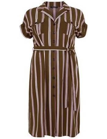 f&f ivory zebra midi shirt dress