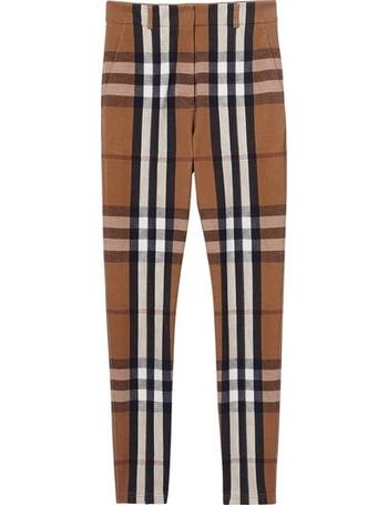 burberry check stretch jersey jodhpurs