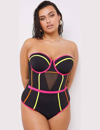 Figleaves Curve Warrior Plunge Swimsuit