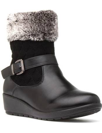 Shop Softlites Black Ankle Boots for Women up to 80% Off | DealDoodle