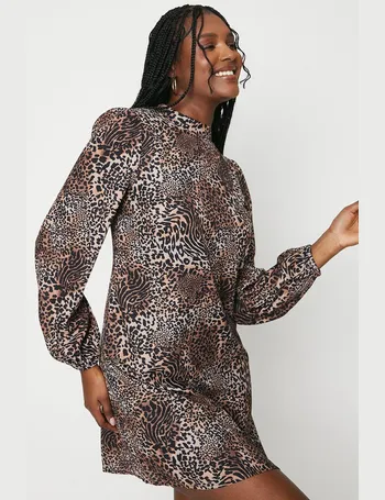 Debenhams leopard print top dress