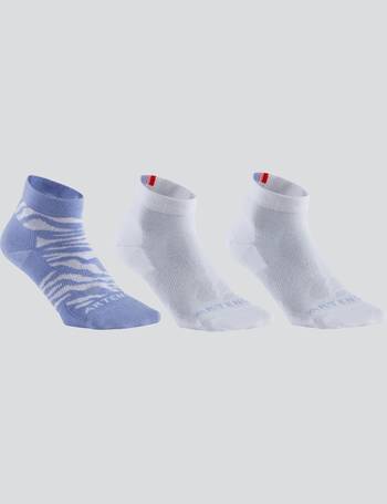 Low Ballerina Socks - Deocell Tech Urban Walk pack of 2 pairs - black -  Decathlon