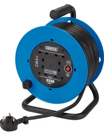 Draper - 99294 - 2-Way 10m Cable Reel With LED Worklight