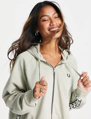 Shop Fred Perry Women s Logo Hoodies up to 40 Off DealDoodle