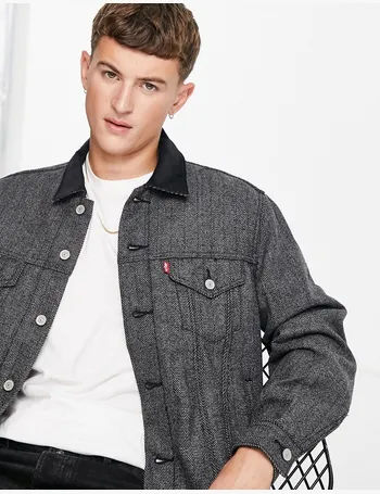 levis jacket grey