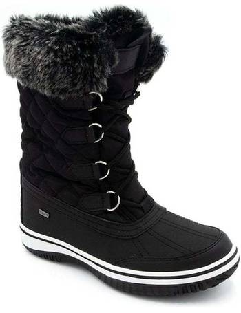 LADIES PADDERS LEATHER ANKLE WINTER BOOTS E/EE WIDE FIT ZIP UP SIZES 3-9 TANYA 
