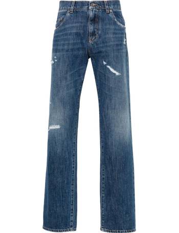 Dolce & Gabbana ripped-detail Distressed Jeans - Farfetch