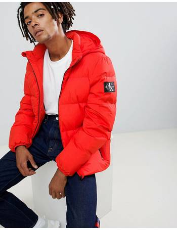 Shop Calvin Klein Jeans Men's Red Jackets up to 70% Off | DealDoodle