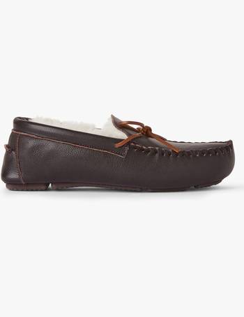 john lewis madrid leather mule slippers