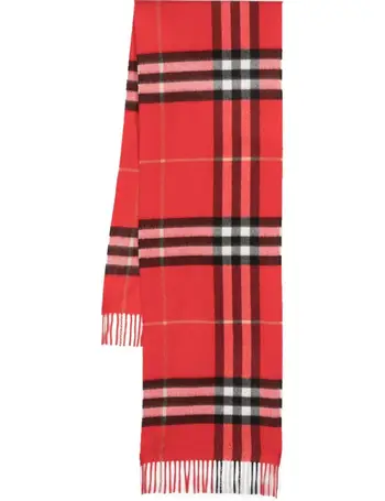 Burberry two-tone Checked Cashmere Scarf - Farfetch
