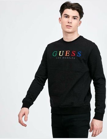 guess multi script sweatshirt