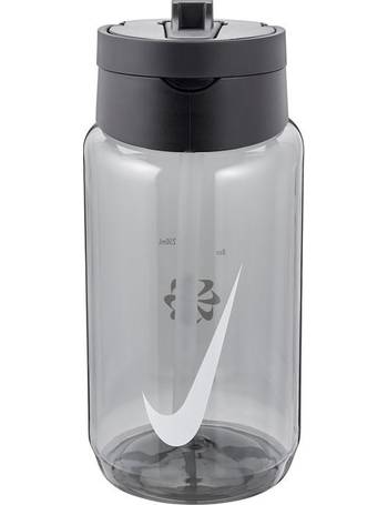 Nike Clear Core Hydro Flow Graphic Swoosh 709ml Water Bottle, Grey