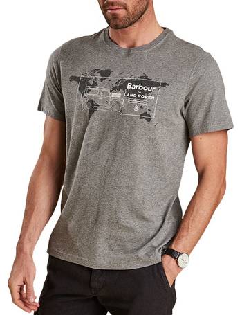 barbour land rover t shirt